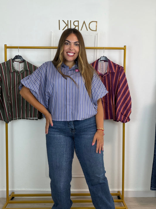 Camisa oversize rayas