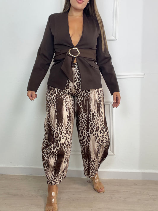 Pantalón animal print