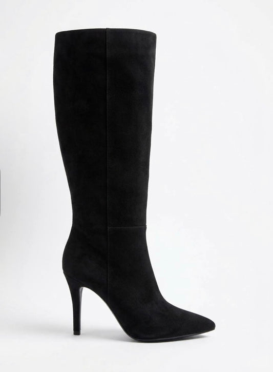 Bota anabel ancha - negro