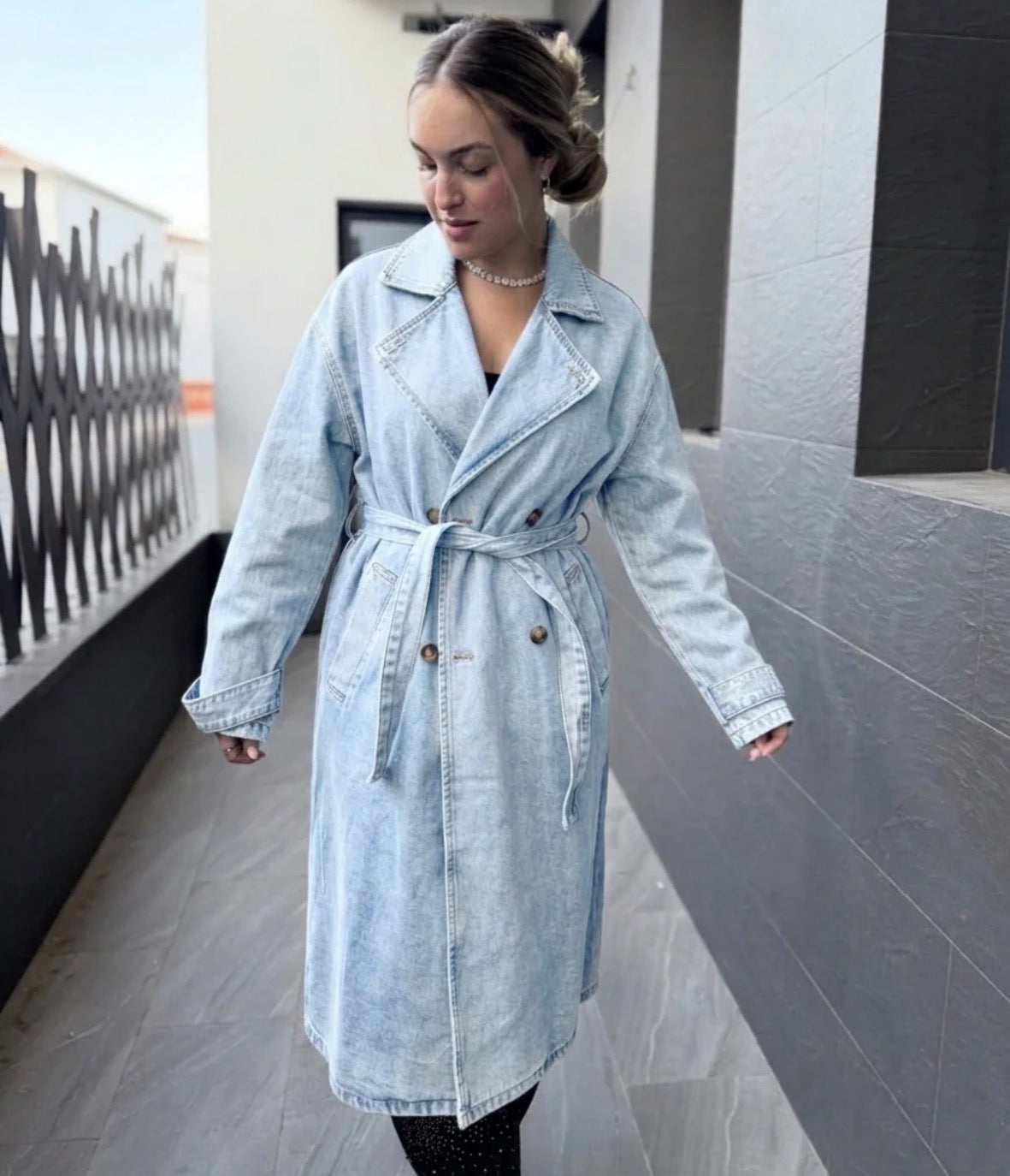 Gabardina vaquera