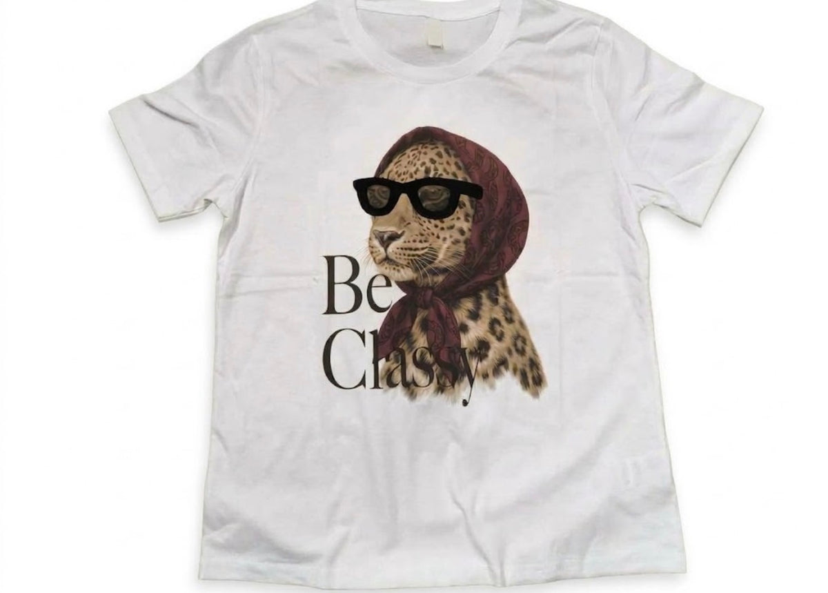 Camiseta leopardo gorro