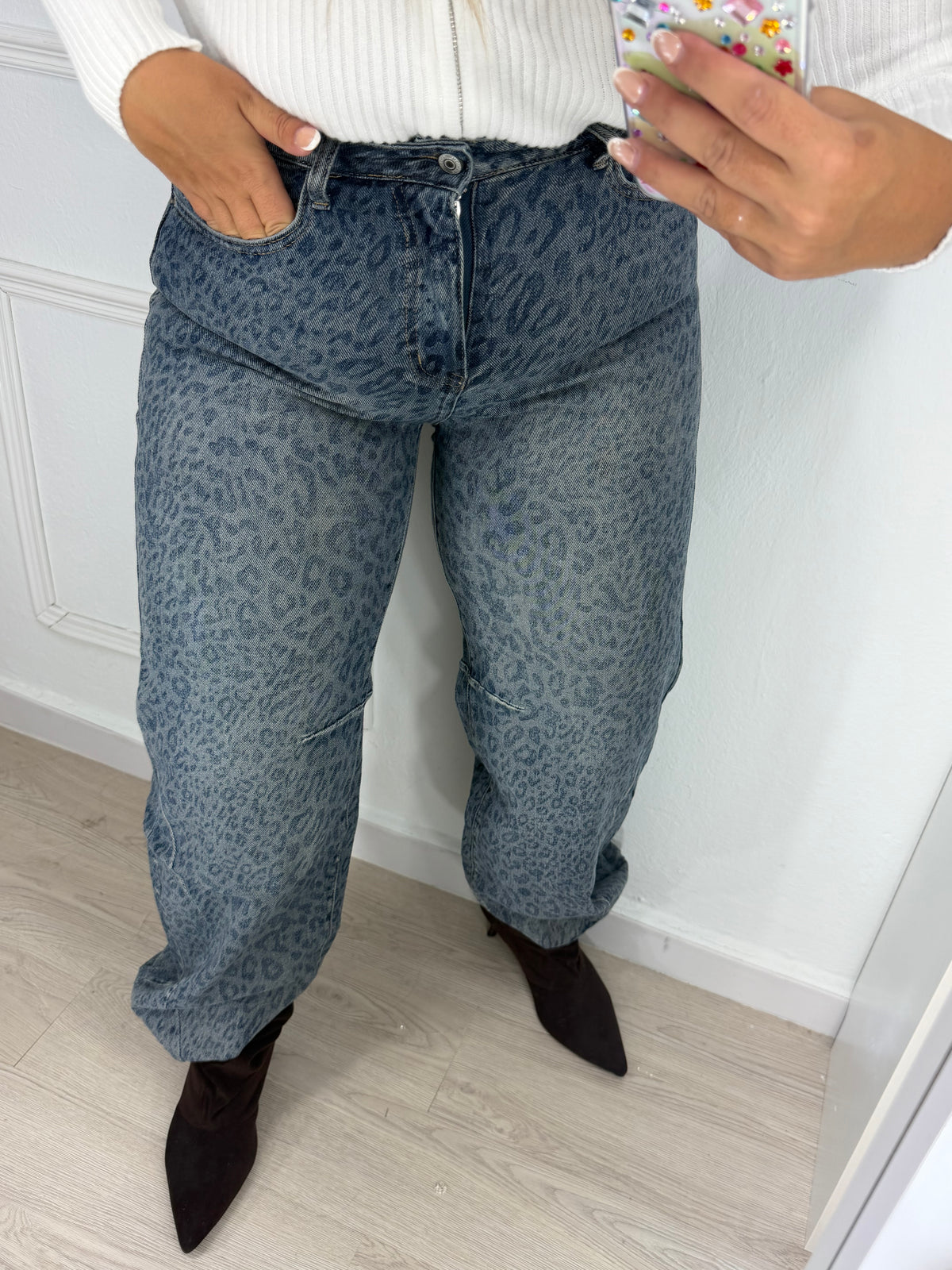 Pantalón ballon leopardo