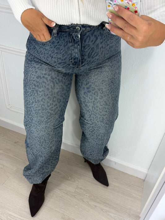 Pantalón ballon leopardo