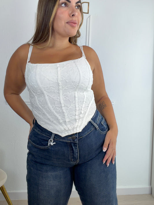 Top encaje tirante