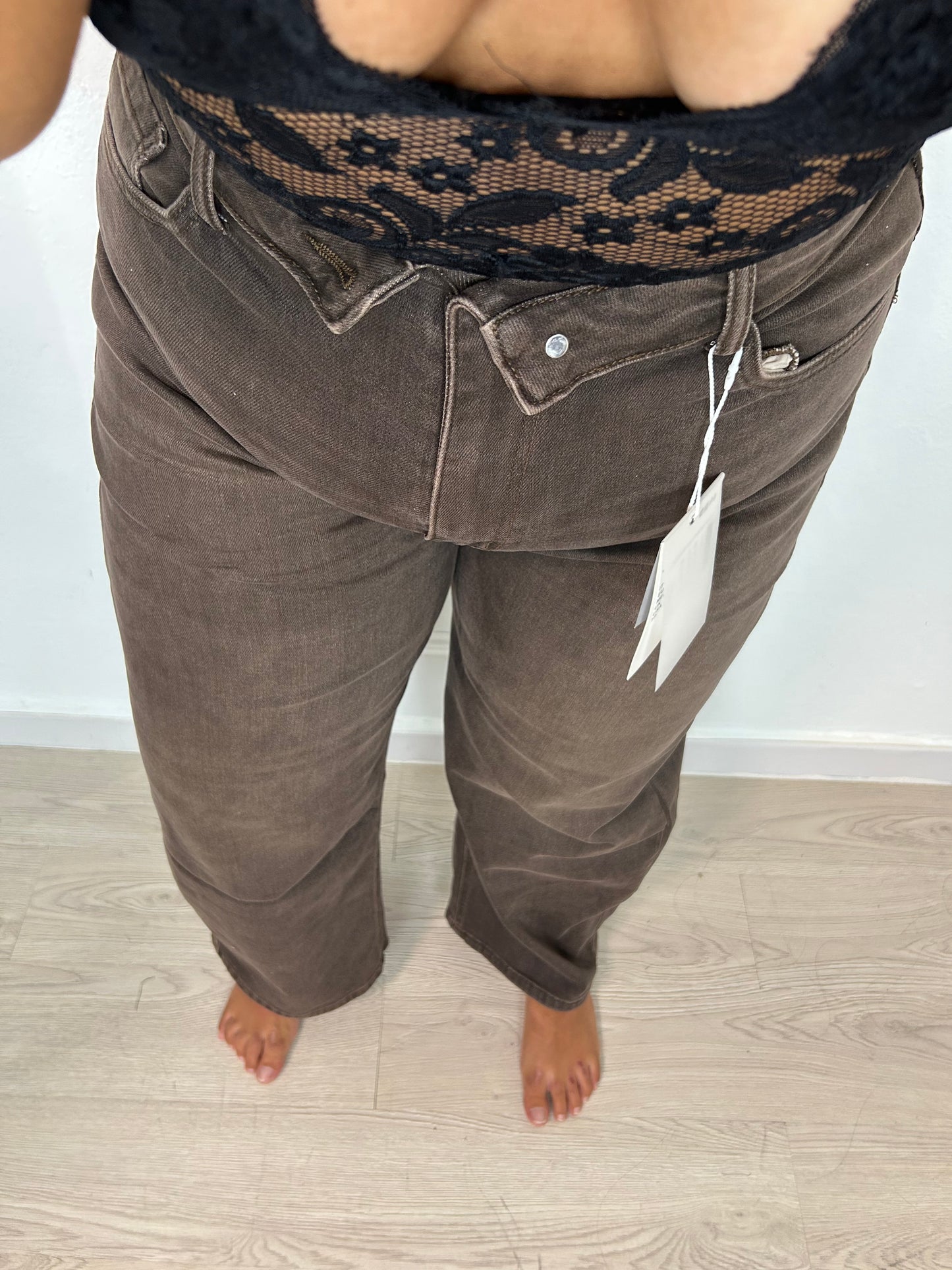 Pantalón viral marrón