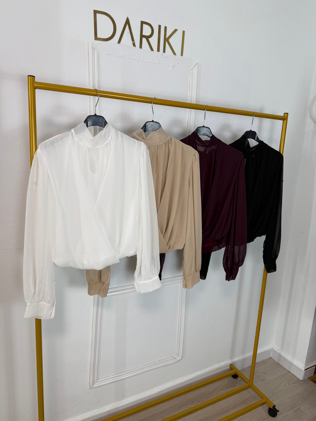 Blusa gasa cruzada