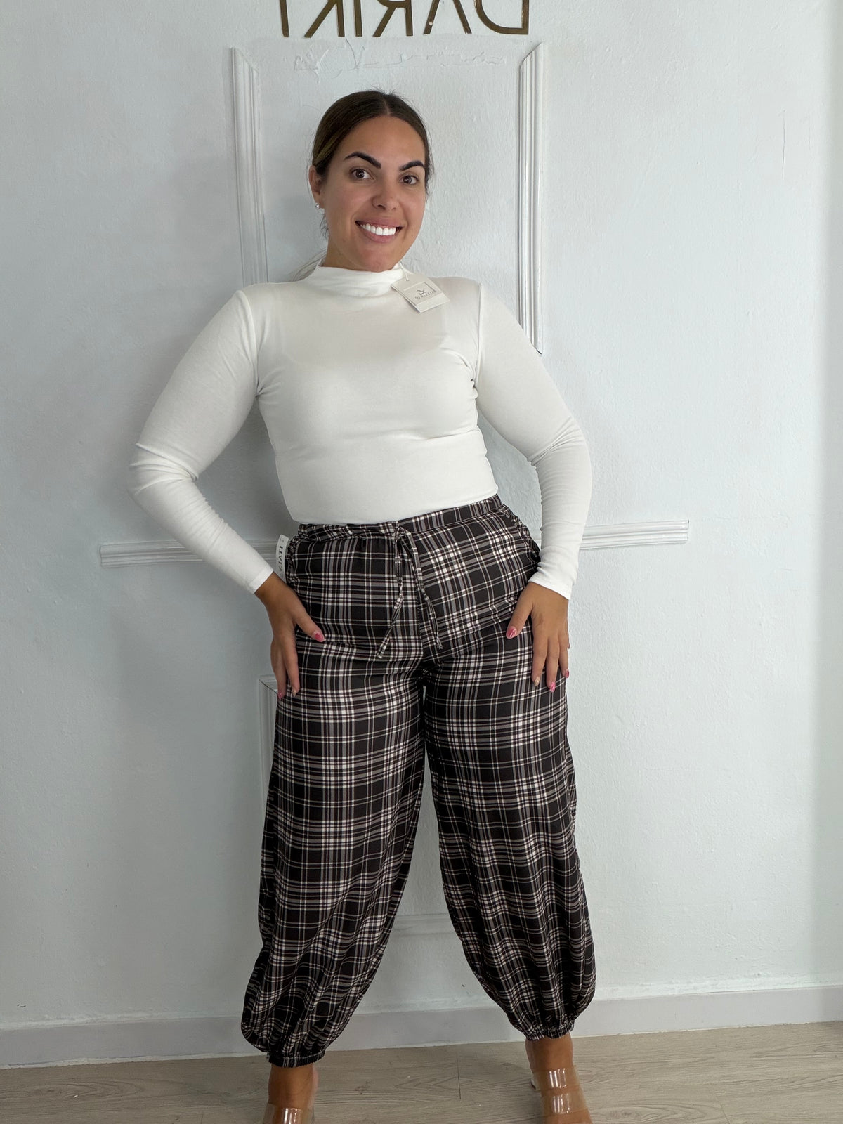 Pantalón cuadros oiso