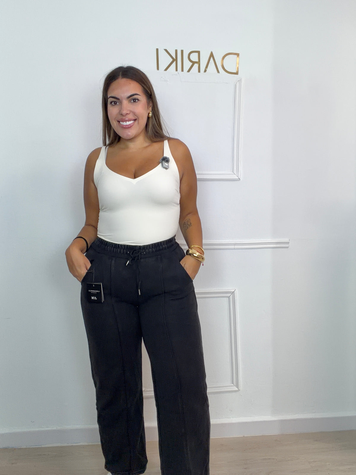 Pantalón desgastado balloon