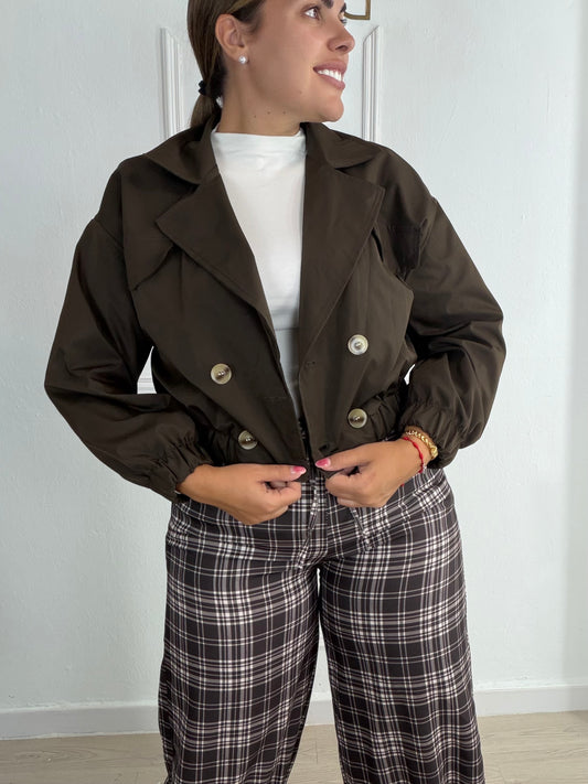 Gabardina corta