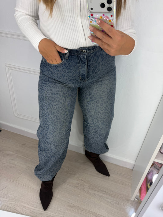 Pantalón ballon leopardo