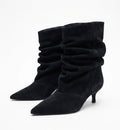 Bota slouchy negro