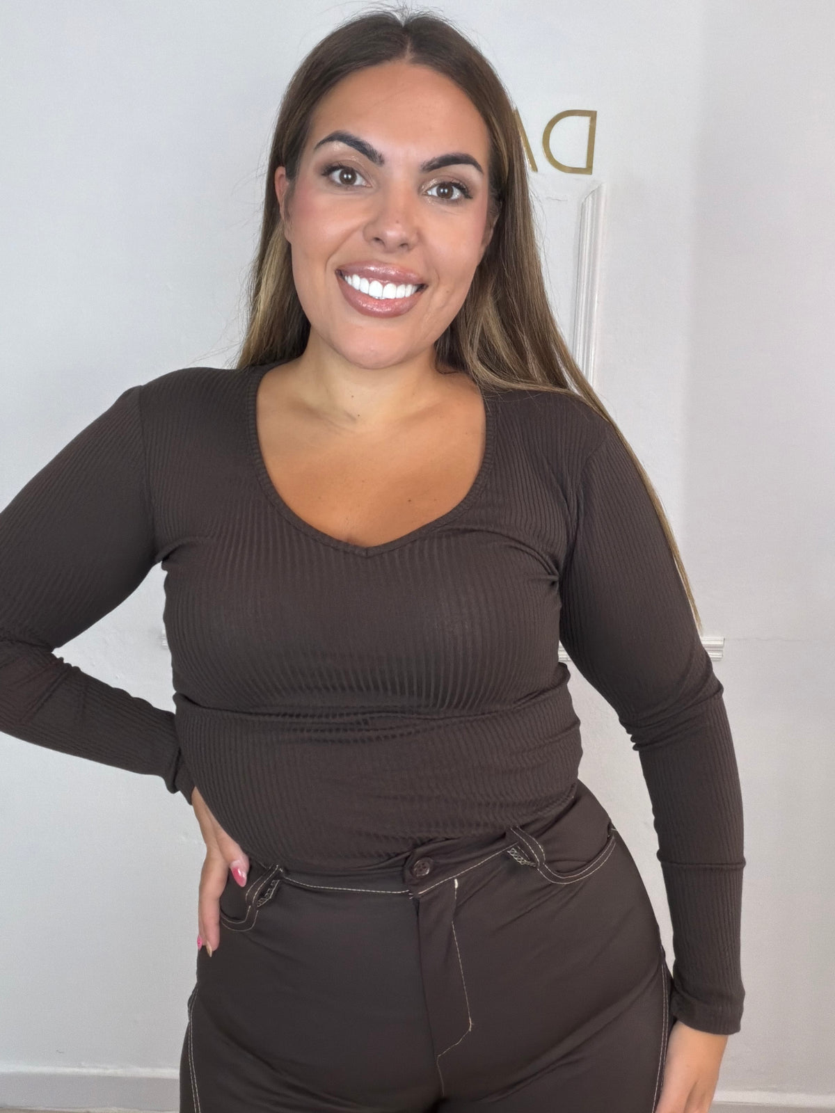 Camiseta basic canalé