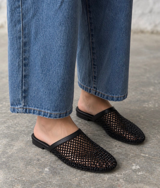 Sandalias brilli negra