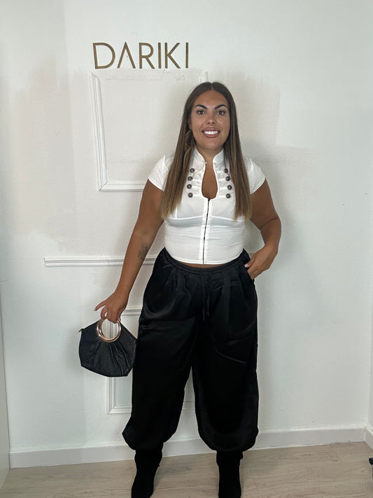 Pantalón glam negro