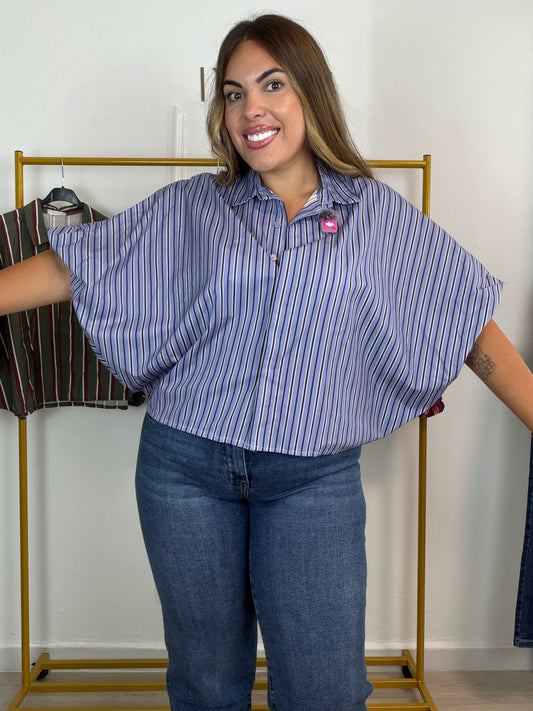 Camisa oversize rayas