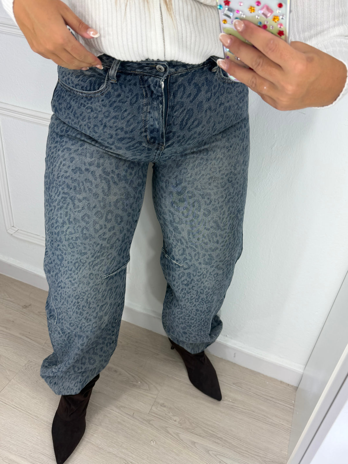 Pantalón ballon leopardo