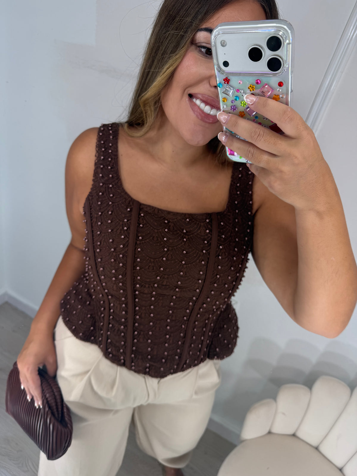 Top perlado