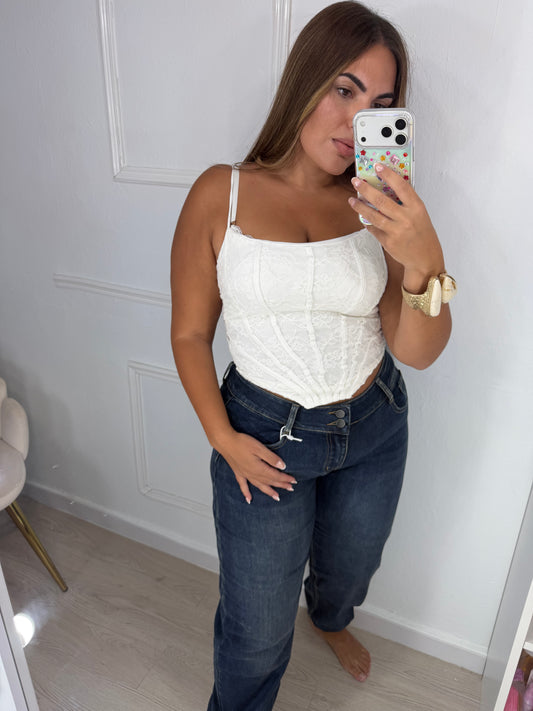Top encaje tirante
