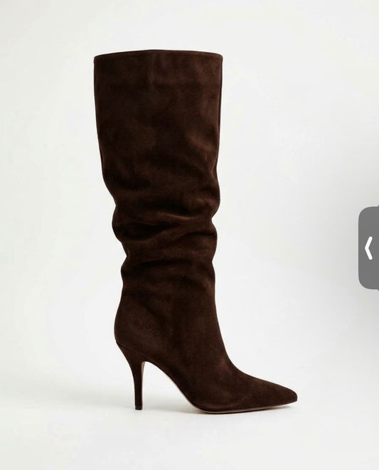 Bota anabel ancha - marrón