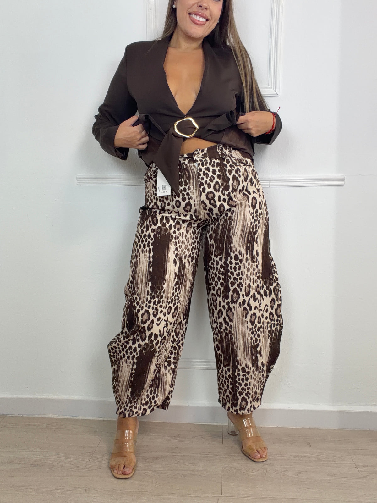 Pantalón animal print