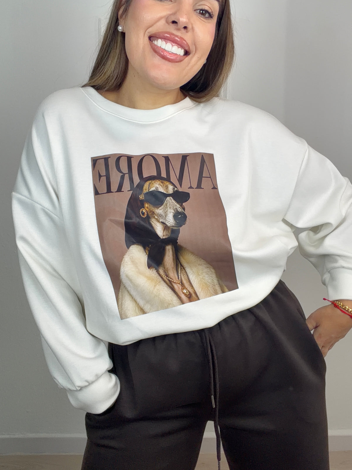 Conjunto amore marrón