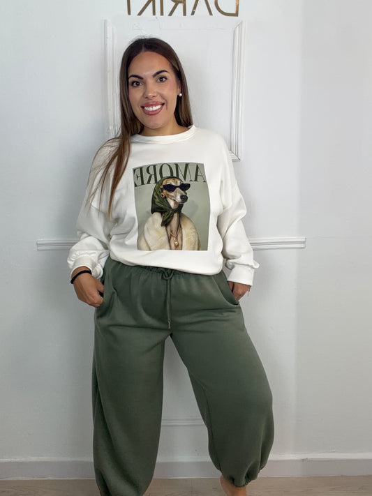 Conjunto amore verde