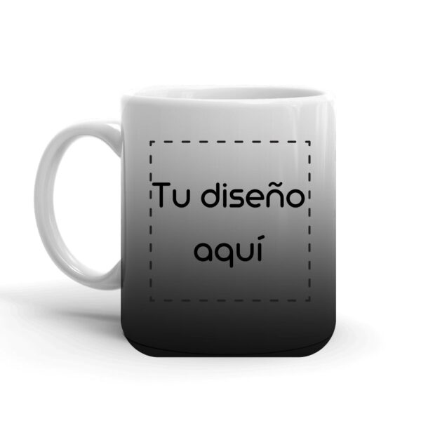 taza mágica con el diseño del cliente