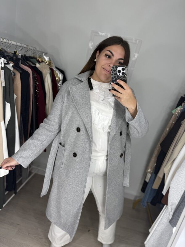 Chaqueta paño gris